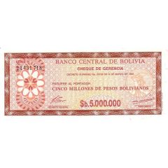 5 000 000 Pesos Bolivianos