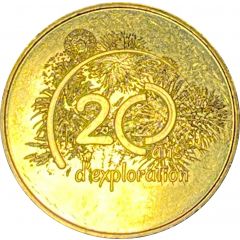 Jeton touristique - Monnaie de Paris - 20 ans d`exploration
