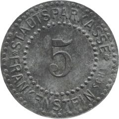 5 Pfennig - Frankenstein