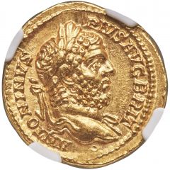 Aureus - Caracalla and Geta LIB AVGG VI ET V, Liberalitas