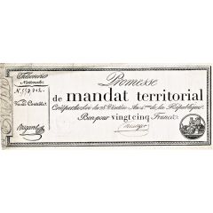 25 Francs Mandat Territorial
