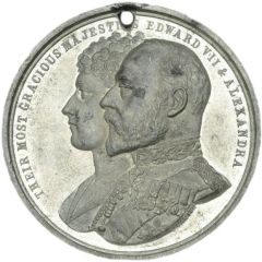 Medal - Edward VII Royal Visit; J. Carter