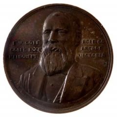 Medal - E.W. Cole - Cole`s Book Arcade Event Souvenir