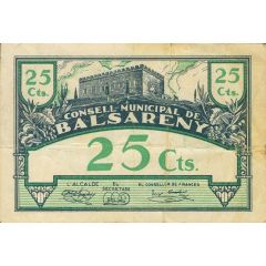 25 Céntimos Balsareny
