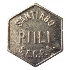 Token - Riili Santiago S.E.C.P.A. 20, hexagon