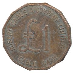 1 Pound - Robert Cable and Company Scotland