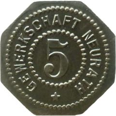 5 Pfennigs - Neurath Gewerkschaft