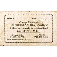 50 Céntimos Santisteban del Puerto