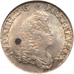 1/4 Ecu of Flanders - Louis XIV
