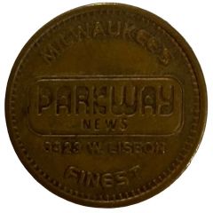 Token - Parkway News Milwaukee, Wisconsin