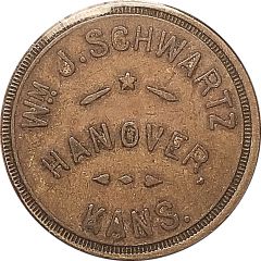 50 Cents - Wm. J. Schwartz Hanover, Kansas