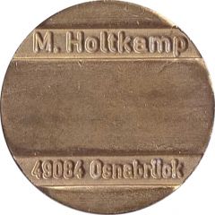 Token - M. Holtkamp Osnabruck, 49084