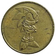 Token - No Cash Value Sonic the Hedgehog