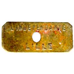 Demi-Jeton L'indépendante Lille [59]