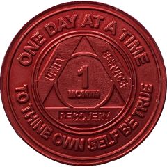Token - Alcoholics Anonymous Sobriety 1 Month