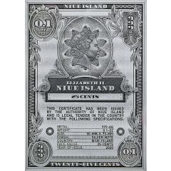 25 Cents - Elizabeth II Year of the Rat: CoA