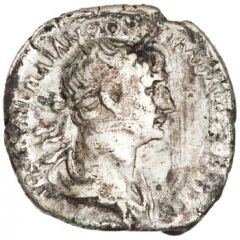 Denarius - Trajan P M TR P COS VI P P S P Q R PRO AVG, Providentia
