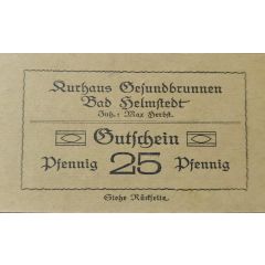 25 Pfennig Kurhaus Gesundbrunnen