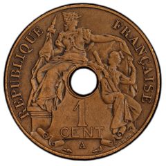 1 Cent Piedfort Pattern