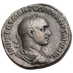 Sestertius - Gordian II ROMAE AETERNAE S C, Roma and Victory