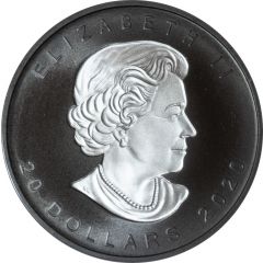 20 Dollars - Elizabeth II Incuse Silver Maple Leaf