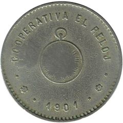 1 Peseta - Cooperativa El Reloj