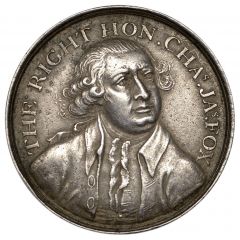 Medalet - George III Charles Fox, silver