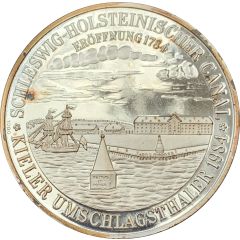 Medal - 200th anniversary of the Schleswig-Holstein Canal
