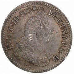 1/2 Ecu of Bearn with insignia - Louis XIV