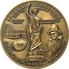 Medal - American Revolution Bicentennial Plymouth, Massachusetts
