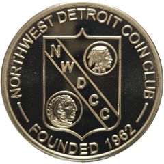 Medal - Northwest Detroit Coin Club Detroit, Michigan