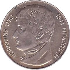 Medal - Friedrich Hölderlin