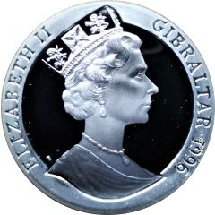 1 Crown - Elizabeth II Euro `96, Goaliath