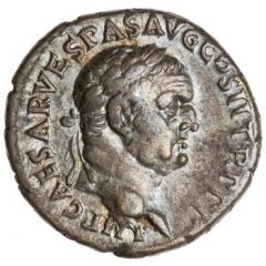 Denarius - Vespasian CONCORDIA AVG, Ceres