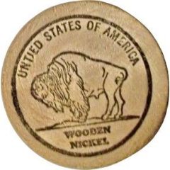 Grange Teen-age Deaf Camp Wooden Nickel