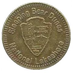 Shower Token - Sleeping Bear Dunes Honor, Michigan