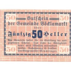 50 Heller Vöcklamarkt