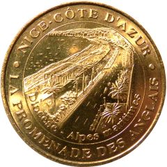 Monnaie de Paris Tourist Token - Nice-Côte d`Azur La promenade des Anglais