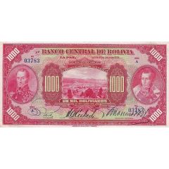 1000 Bolivianos