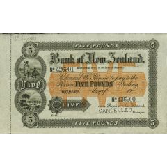 5 Pounds Bank of New Zealand
