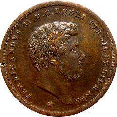2 Tornesi - Ferdinando II 2nd portrait