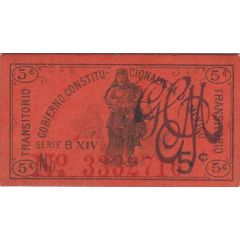 5 Centavos Gobierno Constitucionalista de Mexico