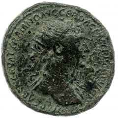 Dupondius - Trajan S P Q R OPTIMO PRINCIPI S C