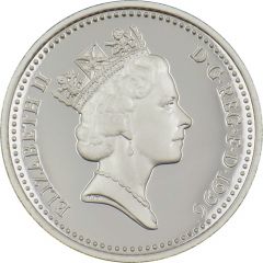 1 Pound - Elizabeth II Celtic Cross, Silver Piedfort
