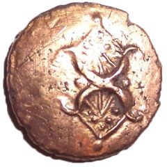 Gold ¼ Stater - Addedomaros Addedomaros Wheel