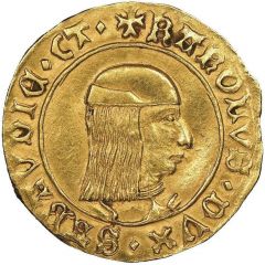 Ducat - Charles I helmeted shield