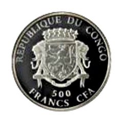 500 Francs CFA Tyrannosaurus Rex