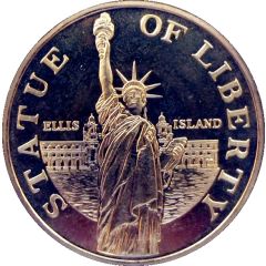 Official Millennium Greenwich Mint Medallion - Statue of Liberty