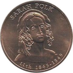 Medal - First Spouse Sarah Polk