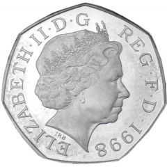 50 Pence - Elizabeth II European Union, Silver Piedfort